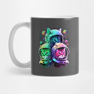 Astronaut Cat Space Cat Galaxy Kitten Mug